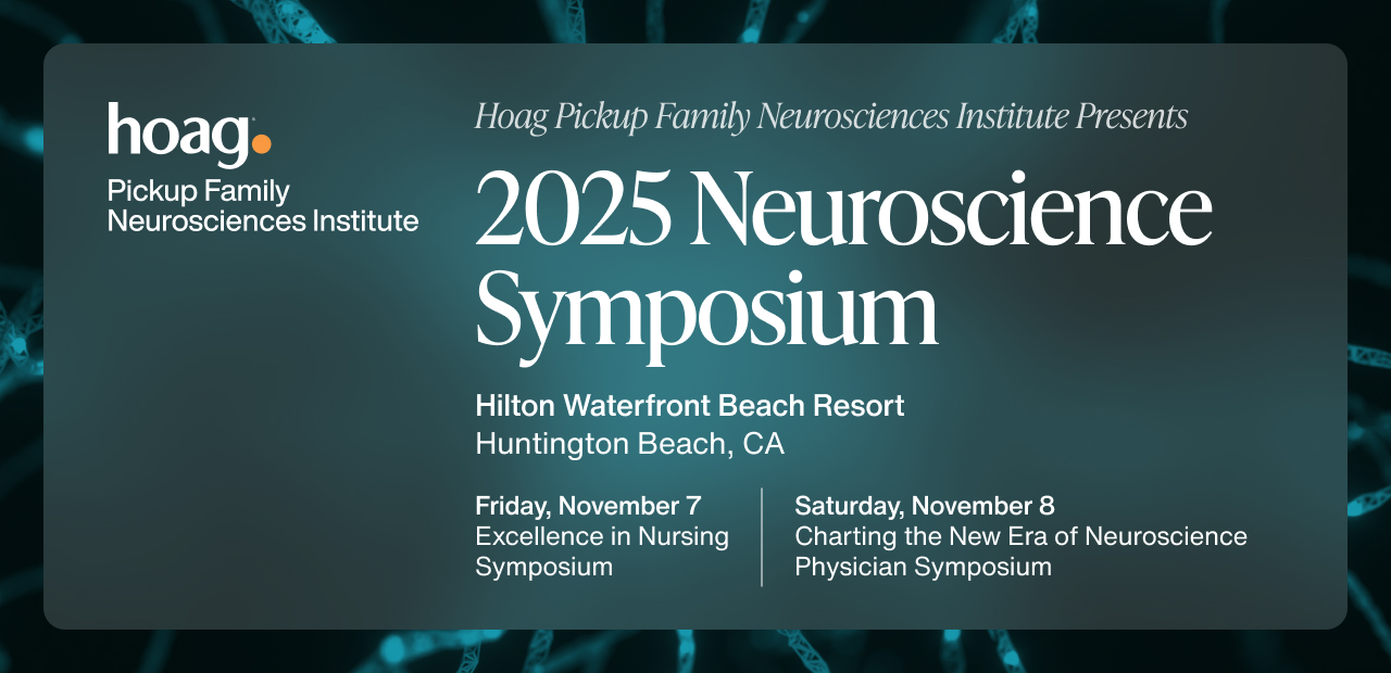 2025 Hoag Neurosciences Symposium Banner