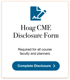 Hoag CME Disclosure Form